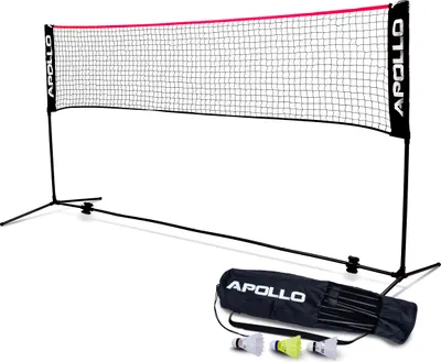 Produktbild von Badminton Netz - Schwarz/Rot - 400 cm