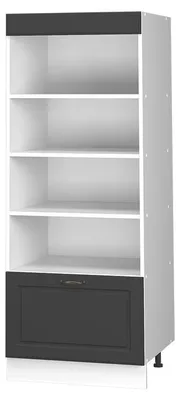 Immagine prodotto di Scaffale da cucina Vicco Fame-Line Oro-antracite rustico/Bianco 60 cm, Model 62215