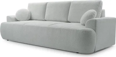Produktbild von Selsey Barletto – 3-Sitzer-Sofa mit Schlaffunktion und Stauraum, Bouclé, Taupe