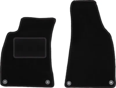 Immagine prodotto di Wielganizator tappetini auto velours anteriori adatto per Seat Exeo (2008-2015, berlina, station wagon) neri, set 2 pz, con fissaggi