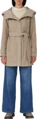 Productafbeelding van s.Oliver Damesparka voor buiten – Slim fit, met riem, met capuchon