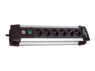 Produktbild von Brennenstuhl -Alu-Line Steckdosenleiste 6-fach 3m H05VV-F 3G1,5, 1391000016