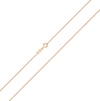 Produktbild von Wunderschön 9 Karat (375) Rotgold Damen - Haferkorn Kette - 46cm; TRS19530L18