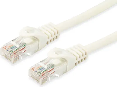Produktbild von Equip Cat.6A U/UTP Patchkabel, 2.0m, Weiß, 2 m, Cat6a, U/UTP (UTP), RJ-45, RJ-45, Weiß