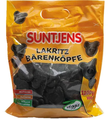 Produktbild von Suntjens Lakritz Bärenköpfe 100er