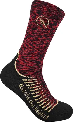 Produktbild von Miriquidi Merino Winter Socke rot gold, 39/42