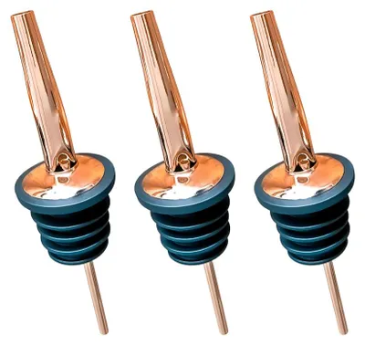 Produktbild von LAYBA Flaschenausgießer Edelstahl Kupfer, 3er-Set