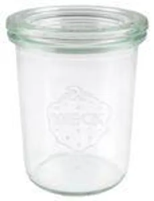 Obrázek produktu pro Weck Sturzglas Inhalt 160 ml, Einmach Glas mit Glasdeckel, 12 Stück