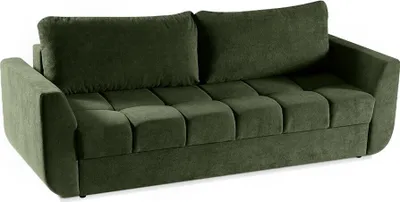 Produktbild von BETTSO Schlafsofa Sofa mit Bettkasten und Schlaffunktion Wohnsofa Komfortsofa Ecksofa Dreisitzer-Sofa Grün