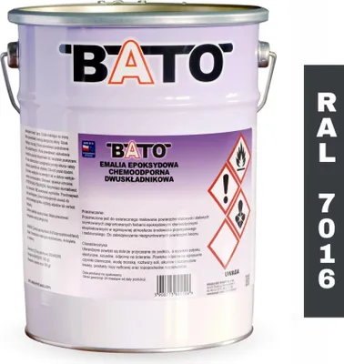 Zdjęcie produktu dla Dwuskładnikowa Emalia Epoksydowa Antracyt Ral 7016 A 9 L (6,5 L Farby + 2,5 L Utwardzacza)