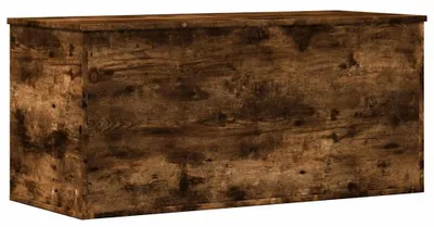 Zdjęcie produktu dla vidaXL Kufer dąb wędzony 100x42x46 cm materiał drewnopochodny