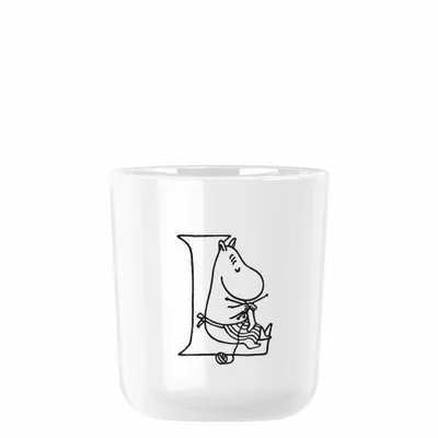 Image de Rig-Tig Tasse Moomin ABC - L, Tasse avec lettre, plastique, blanc, 200 ml, Z00706-L
