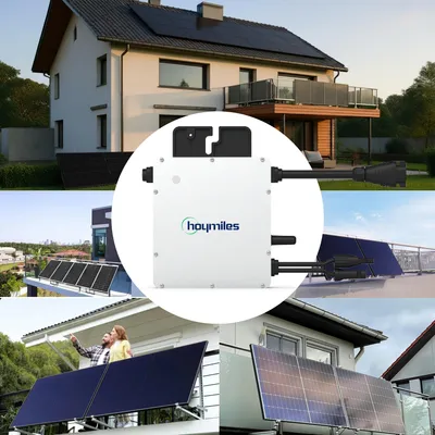 Produktbild von SUNNIVA® 920W Balkonkraftwerk BIFAZIAL FULLBLACK komplett Steckdose HOYMILES 2x 400 Watt Wechselrichter, Komplettset 2x460W PV Solaranlage Solarmodule
