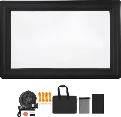 Zdjęcie produktu dla SucceBuy Nadmuchiwany ekran filmowy do kina domowego, 513x185x330 cm