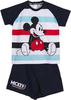 Produktbild von Sommer-Schlafanzug Mickey Mouse Blau - 6 Monate
