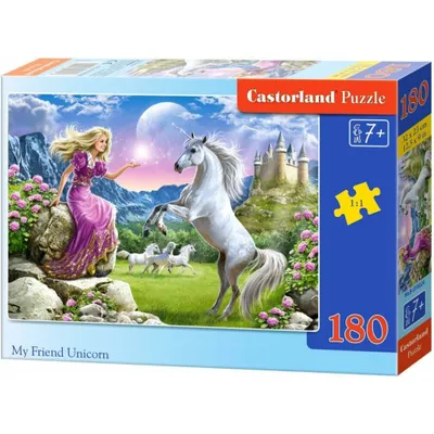 Immagine prodotto di Puzzle da 180 pezzi Il mio amico Unicorno 18024