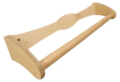 Produktbild von BearOnBar – Robuste Klimmzugstange aus Holz, 74 cm – Innen- und Außenbereich, mit 2 Höhenoptionen – Wandmontage, über der Tür – einfache Montage