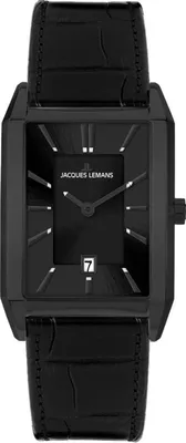 Produktbild von Jacques Lemans 1-2160F Herren-Armbanduhr Quarz Schwarz