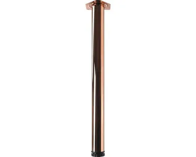 Produktbild von Hettich Tischbein Zela 6,0 x 70 cm Stahl Kupfer-Optik - 1 Stück