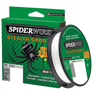 Produktbild von SpiderWire Stealth® Smooth 12 Braid Translucent - 2000m geflochtene Angelschnur, Durchmesser/Tragkraft:0.09mm / 7.5kg