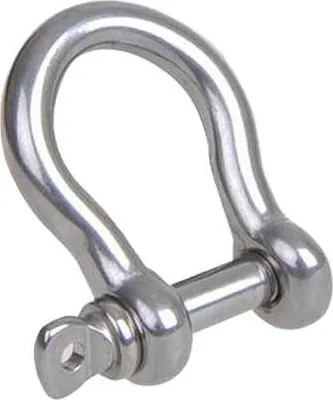 Produktbild von Bügelschäkel 5mm. A4 RVS AISI 316. 1.000 daN