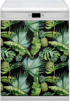 Produktbild von Magnete  Dekorative Magnet Folie für Geschirrspüler 60x80 cm Küche  - Ananas