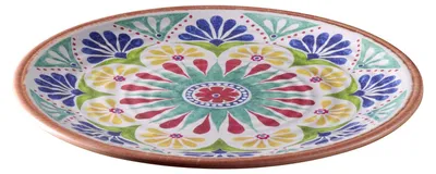 Image de APS 84694 Assiette ARABESQUE, mélamine, Ø 33 cm, hauteur 2 cm, décor/styrène