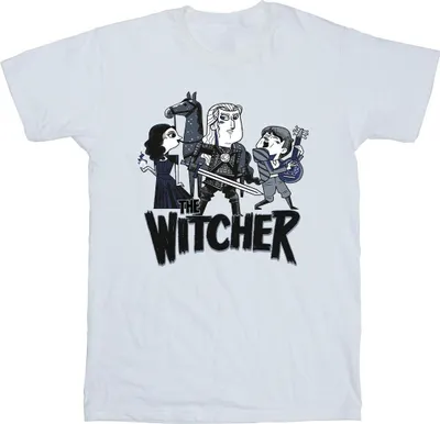 Produktbild von Netflix - "The Witcher" T-Shirt für Herren BI48363 (XXL) (Weiß)