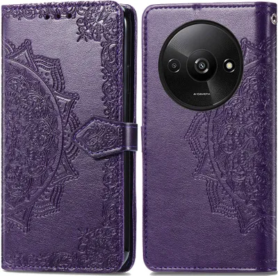 Obrázek produktu pro imoshion Mandala skládací pouzdro Xiaomi Redmi A3 - fialové
