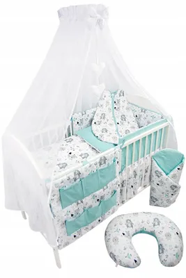 Produktbild von Ankras Kinderbettwäsche 12-teiliges Set 120x90 cm Baumwolle
