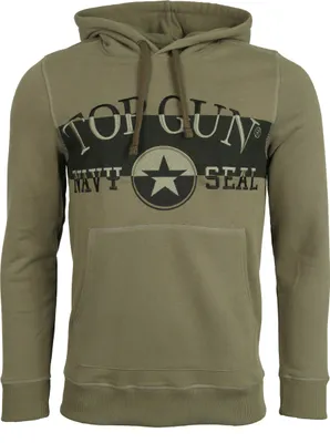 Produktbild von Top Gun Hoodie TG20201123 Herren olive XXL