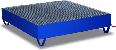 Produktbild von Variofit Auffangwanne mit Gitterrost für 4 Fässer a 200 l aw-120.000