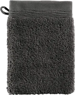 Produktbild von Waschhandschuh - Anthrazit - 16 x 21 cm - Baumwolle