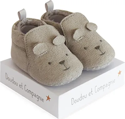 Obrázek produktu pro Doudou Dárková sada - Sada prvních botiček 0-6 měs. šedé