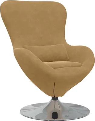 Produktbild von vidaXL Eiersessel Braun Samt