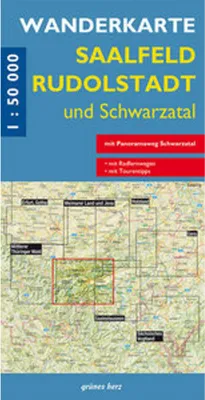Obrázek produktu pro Turistická mapa Saalfeld, Rudolstadt a Schwarzatal
