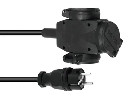 Produktbild von EUROLITE Verlängerung 3x2,5 5m 3-fach