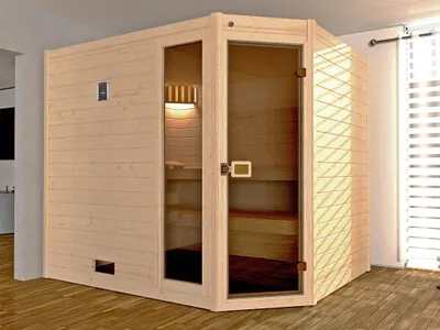 Produktbild von WEKA MH-Ecksauna 539 GTF Gr.3, 539.2520.43.00