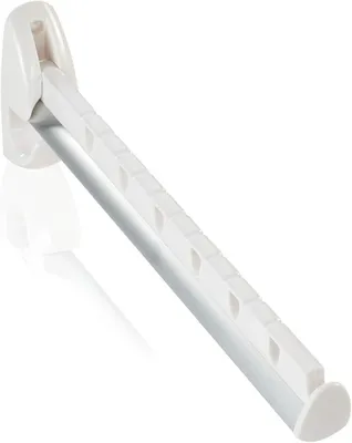 Productafbeelding van Leifheit wandkledingrek Airette, inklapbaar, 31 cm, 7 ophangstangen