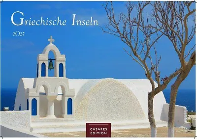 Produktbild von Griechische Inseln Kalender 2027 - Wandkalender | Fotokalender Griechenland 35x50cm - Faszinierende Bilder mit ikonischen Motiven Meer, Strand, Sonne