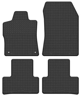 Zdjęcie produktu dla Dywaniki gumowe do Opel Astra VI L 2022- (hatchback/kombi) – 4 szt., czarne, dopasowane – Wielganizator SolidTread
