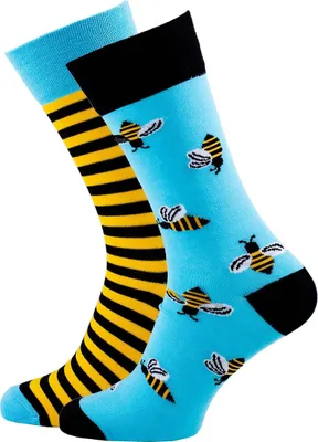 Obrázok produktu pre Many Mornings Veselé Veselé ponožky Bee Bee multicolor veľ. 35-38