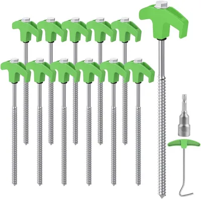 Produktbild von Travelhawk Stalen Tentharingen 25 cm – 12 Stuks