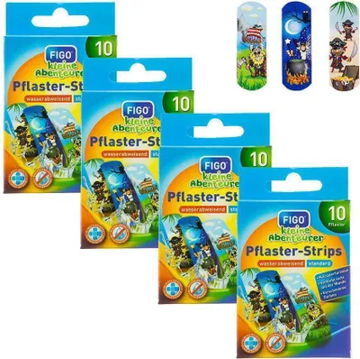 Obrázek produktu pro varivendo poznámkový blok + 40 barevných dětských náplastí FIGO Náplasti pro děti