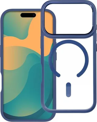 Produktbild von ROAR case MAG BUMPER kompatibel mit MagSafe passend für IPHONE 17 navy blue