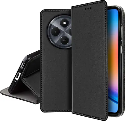 Immagine prodotto di CUSTODIA IN PELLE per XIAOMI REDMI 14C MAGNETICA BOOK TOKRA VETRO