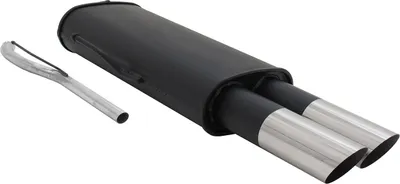Image de Echappement sport Novus pour VW Passat 35i 2x76mm MS-Design Silencieux final avec ABE