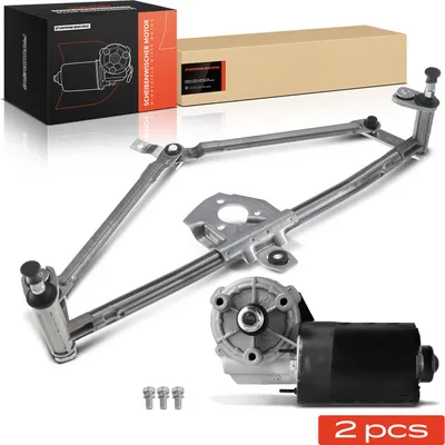 Immagine prodotto di Frankberg 1x motore tergicristalli+1x tirante tergicristalli per VW Golf IV 1J Bora Audi A3 8L Skoda Octavia I