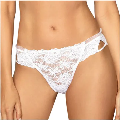 Obrázok produktu pre ROSE Carmen Čipkované tangá WHITE r. S