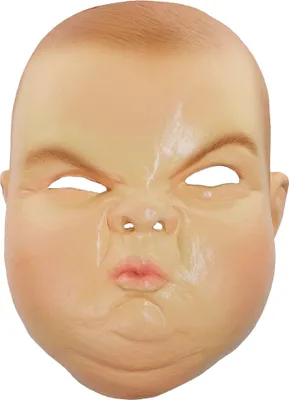 Produktbild von Grummeliges Baby Maske - Fasching Halloween Karneval